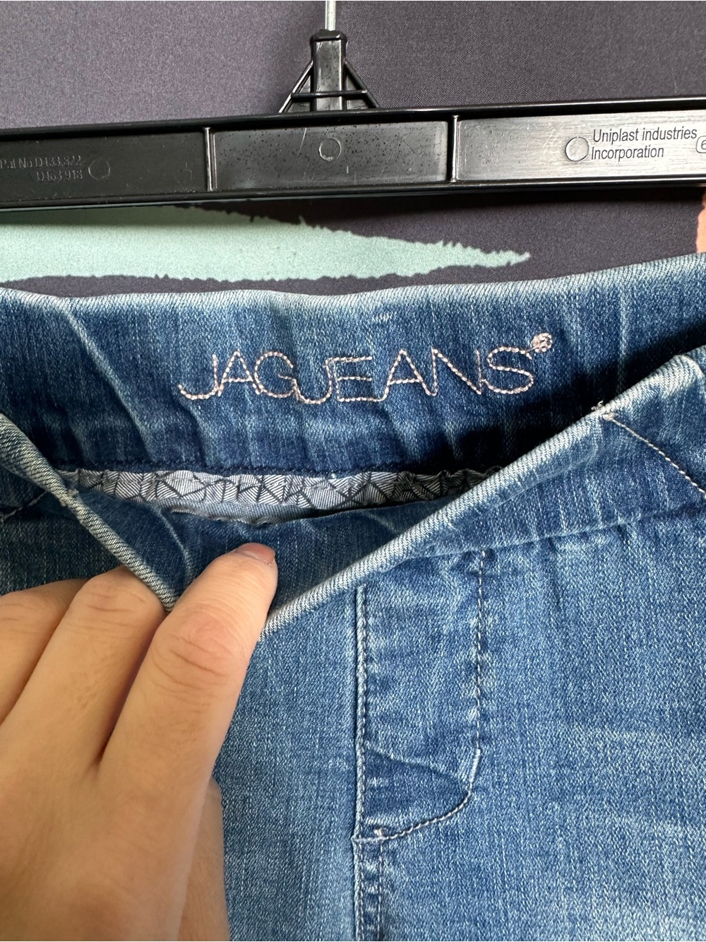 JAG jeans Stretch Denim Knee Length Shorts size 4P - Picture 3 of 4